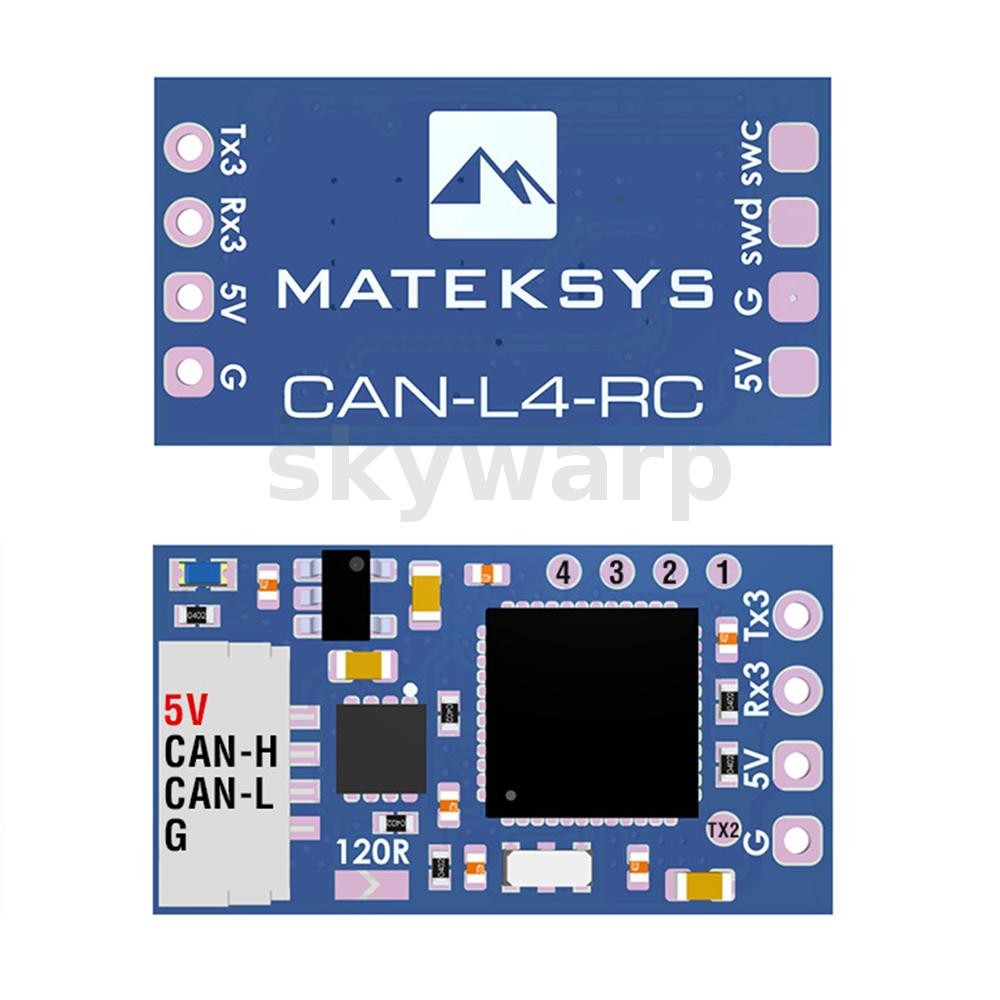 อะแดปเตอร์ INPUT ของ Matek CAN-L4-RC AP_PERIPH สามารถ RC