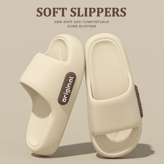 icyรองเท ้ าแตะผู ้ หญิงฤดูร ้ อนหนาSoledสวมใส ่ ด ้ านนอกรองเท ้ าแตะสีแดงขนาดใหญ ่ Anti-Slip Home Bath Muteคู ่ ขนาด