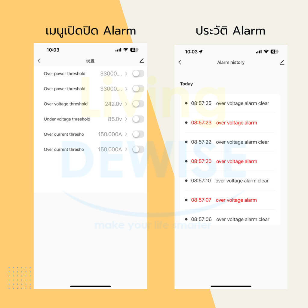 Tuya แคลมป์มิเตอร์พร้อมลำโพง Wi-FI/Zigbee วัดพลังงานไฟฟ้าแบบ 2 ทิศทาง 2 แคลมป์ 80A ดูค่าและประวัติผ่านแอป-Clamp Meter - รูปที่ 4