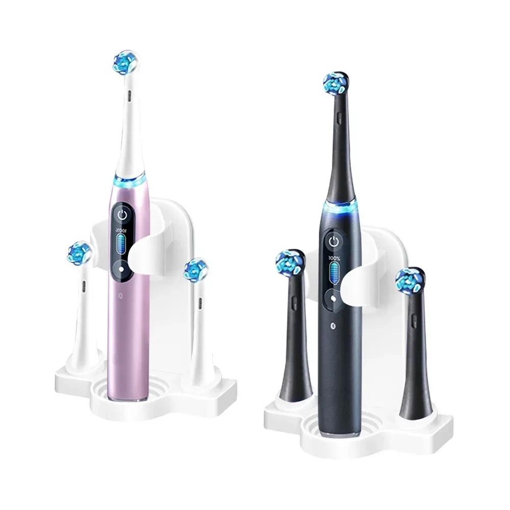 1pc กาวผู้ถือแปรงสีฟันไฟฟ้าติดผนังฟันหัวแปรง Rack Organizer สําหรับ Oral B สําหรับห้องน้ําห้องครัว