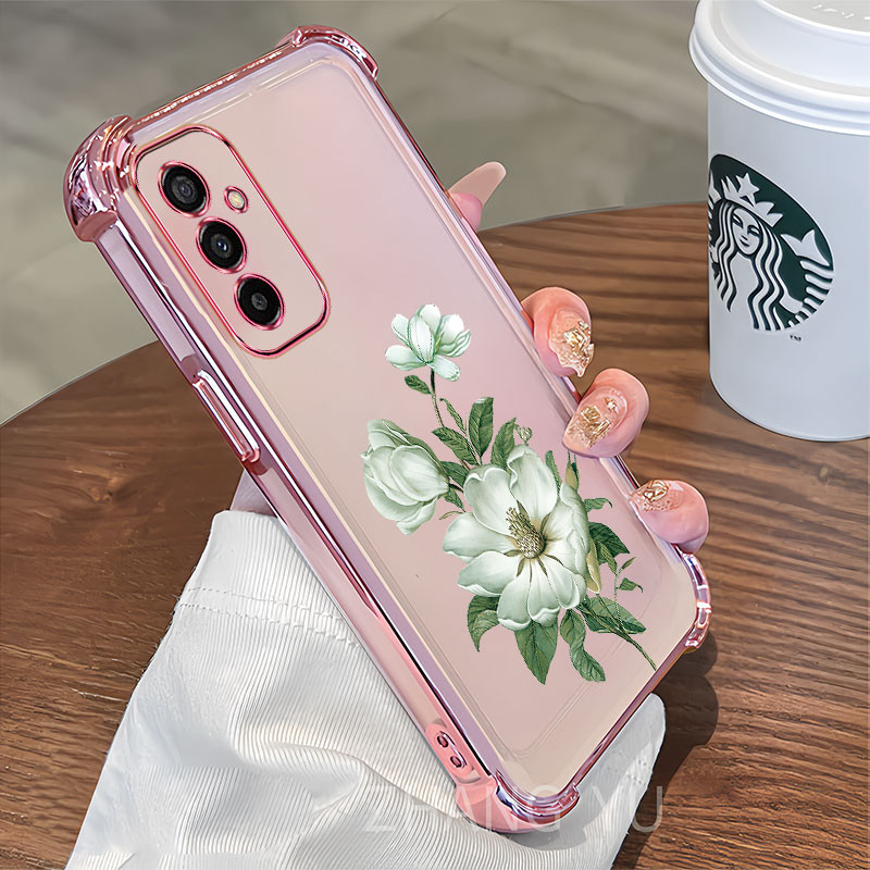 ปลอก Samsung A05S A15 5G A25 A35 A55 เคสโทรศัพท์ 2025 ใหม่ซิลิโคนป้องกันสี่มุม MLH