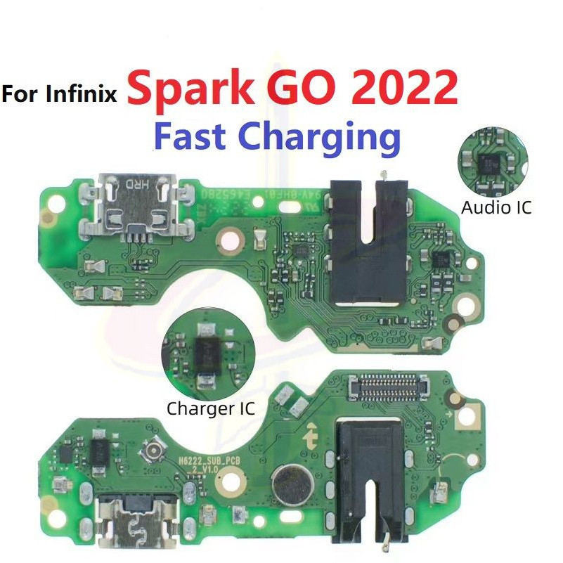 แพรตูดชาร์จ (Charging Port Flex )  สําหรับInfinix Tecno Pova Neo Infinix Spark 9 Go 2022 Hot 20iสมาร์ท 6 HD USB ราคา ถูกที่สุด ดีลบีเคเค แกลเลอรีภาพที่ 6