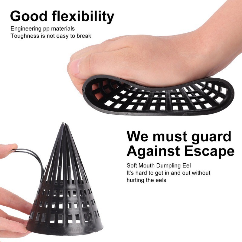 DIY กรงพลาสติก แบบหนา สําหรับจับกุ้ง ปลาไหล กลางแจ้ง - รูปที่ 4