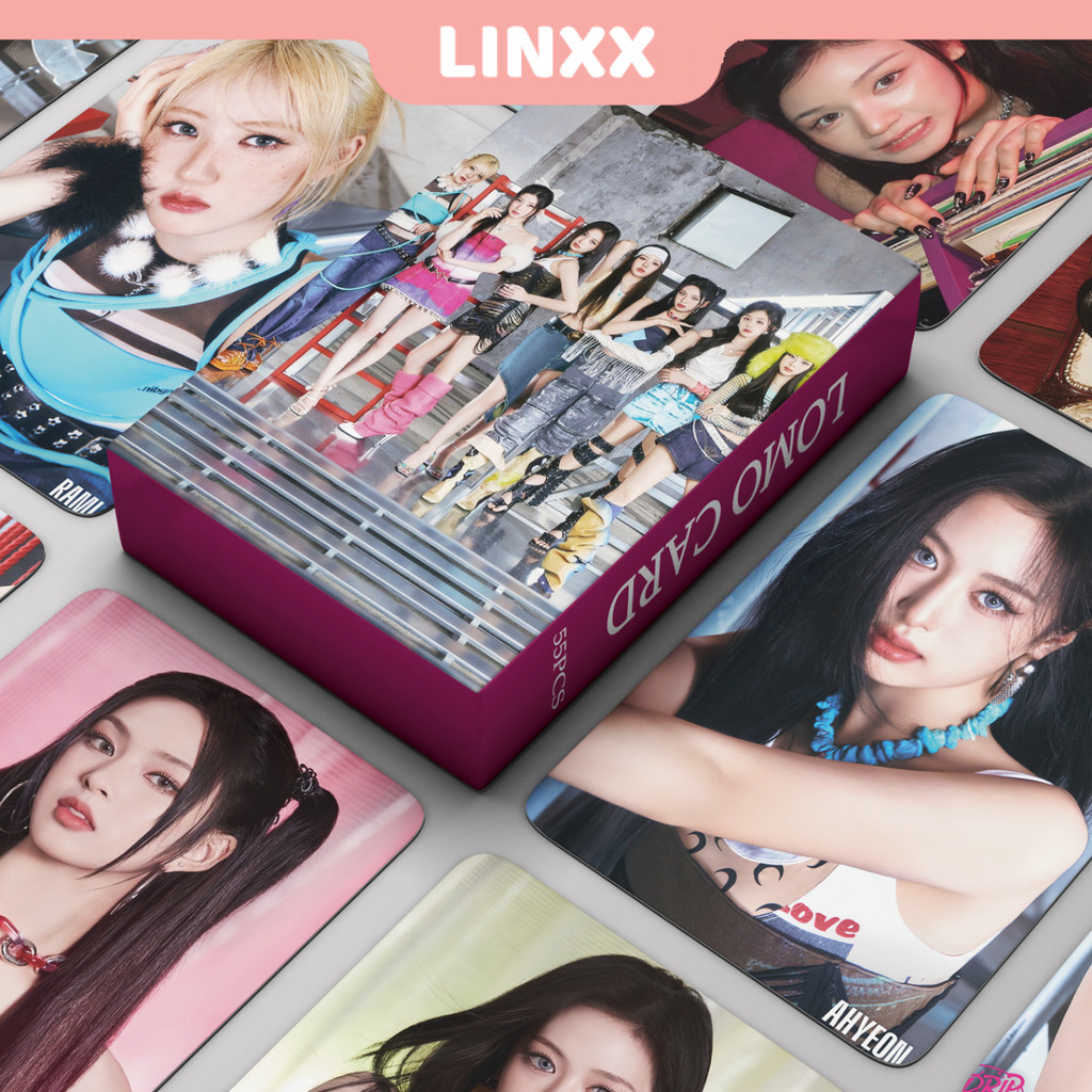 Linxx 55 ชิ้น BABYMONSTER DRIP อัลบั้ม Lomo Card Kpop Photocards โปสการ์ด Series