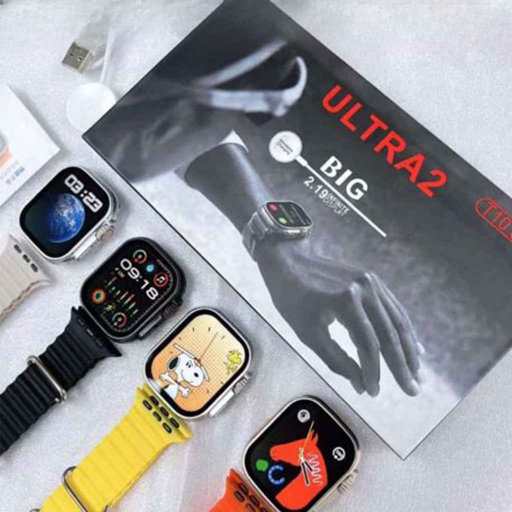 T10ultra 2 smartwatch Ultra2 โทรบลูทูธ หยิกท่าทางรับสาย Hiwatch pro