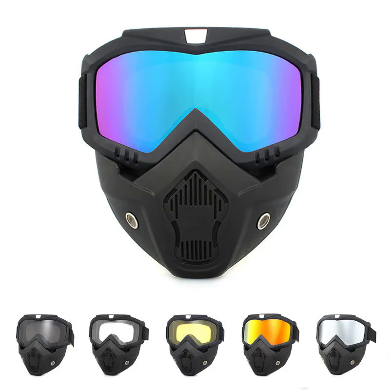 Cycling Riding Motocross Sunglasses Ski Snowboard Eyewear Mask Goggles Helmet Tactical Windproof Mot