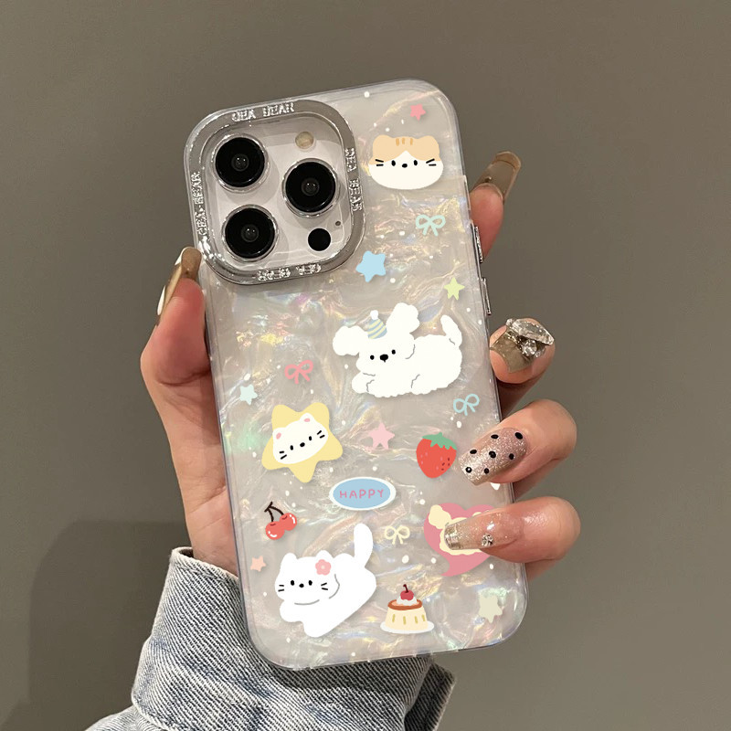 SUN เคสโทรศัพท์ เคสขนนก แบบนิ่ม สำหรับรุ่น 15 14 13 13PRO 13PROMAX 12 Pro Max 11 8plus 7plus 7 XR X XS Max SE 11Pro