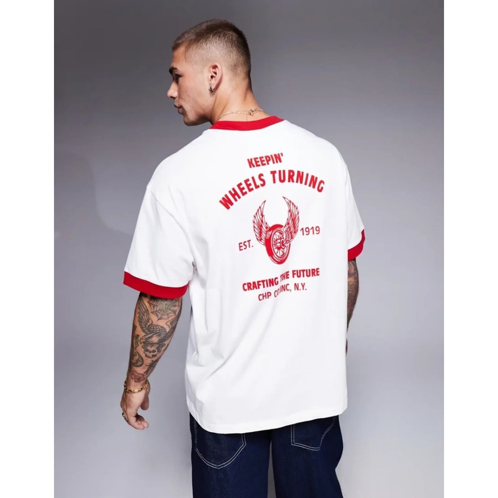 CHAMPION CREWNECK T-SHIRT-เสื้อทีเชิ๊ตสำหรับผู้ชาย#220515-WW045