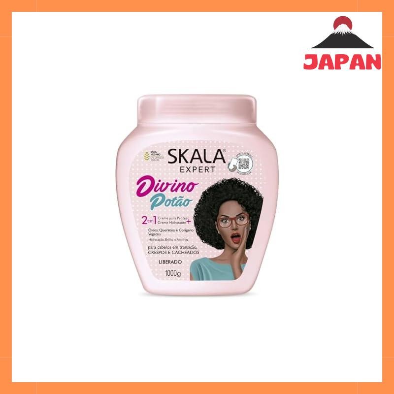 Skala Divino Potao 1000g ครีมรักษาสําหรับผมหยิก Skala Curly Hair Treatment Hair Mask Devino Potao