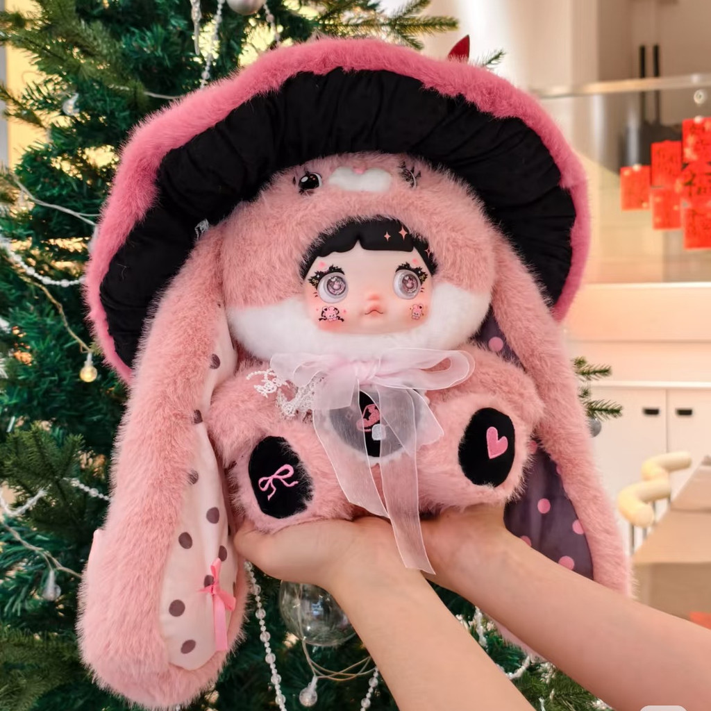 ของแท้Nommi 400% V2 Mushroom Hat series ตุ๊กตาตุ๊กตากล่องตาบอดรูปตุ๊กตาเครื่องประดับของขวัญ