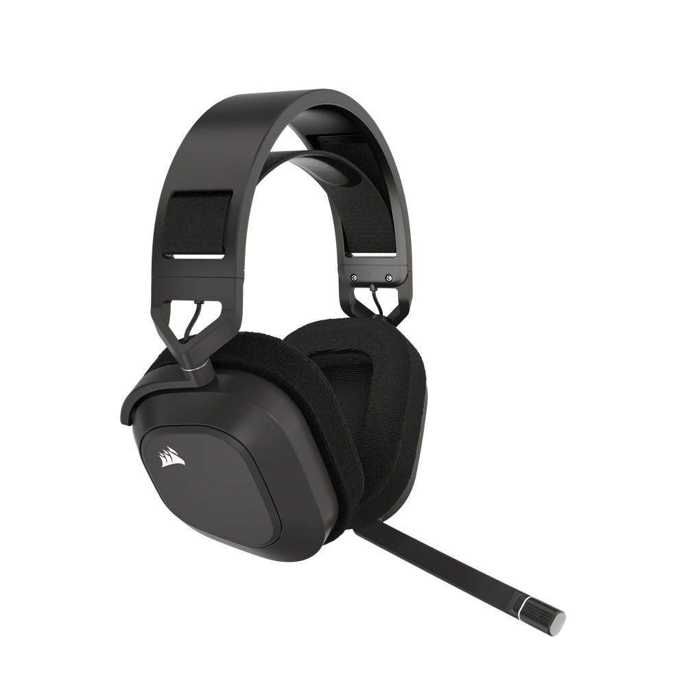 CORSAIR HEADSET HS80 MAX WIRELESS GAMING HEADSET, STEEL GRAY หูฟังเกมมิ่ง : CA-9011295-AP