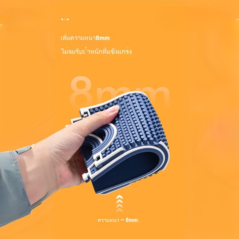 2️⃣4️⃣𝐇พร้อมส่งจากไทย🚚Bar Mat แผ่นกันลื่น แผ่นซิลิโคนรองก๊อกน้ำ แผ่นรองกันน้ำบนอ่างล้างหน้า กันน้ำกระเซ็น กันลื่น สําหรับอ่างล้างมือในห้องน้ำและห้องครัว - รูปที่ 7