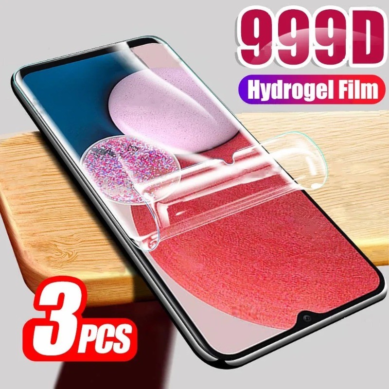 Tcl50 TCL60R 3 ชิ้น 999D Full Cover HD Clear Soft Hydrogel ฟิล์มสําหรับ TCL 50 XL XE Pro NxtPaper 5G