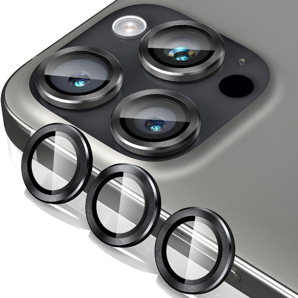 เลนส์กล้องสีพื้น เลนส์กล้อง สำหรับ iPhone i15 i15Plus i15Pro i15ProMax iPhone16 iPhone16Plus iPhone1