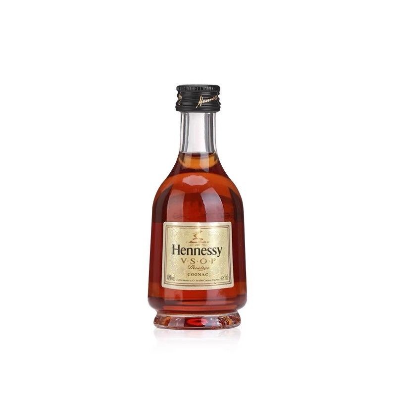 Hennessy VSOP50ml ไวน์ขนาดเล็กรุ่น cognac นําเข้าไวน์ต่างประเทศขวดเล็ก 尼VSOP50ml 小酒店正品地 法 ผสมผสานขนา