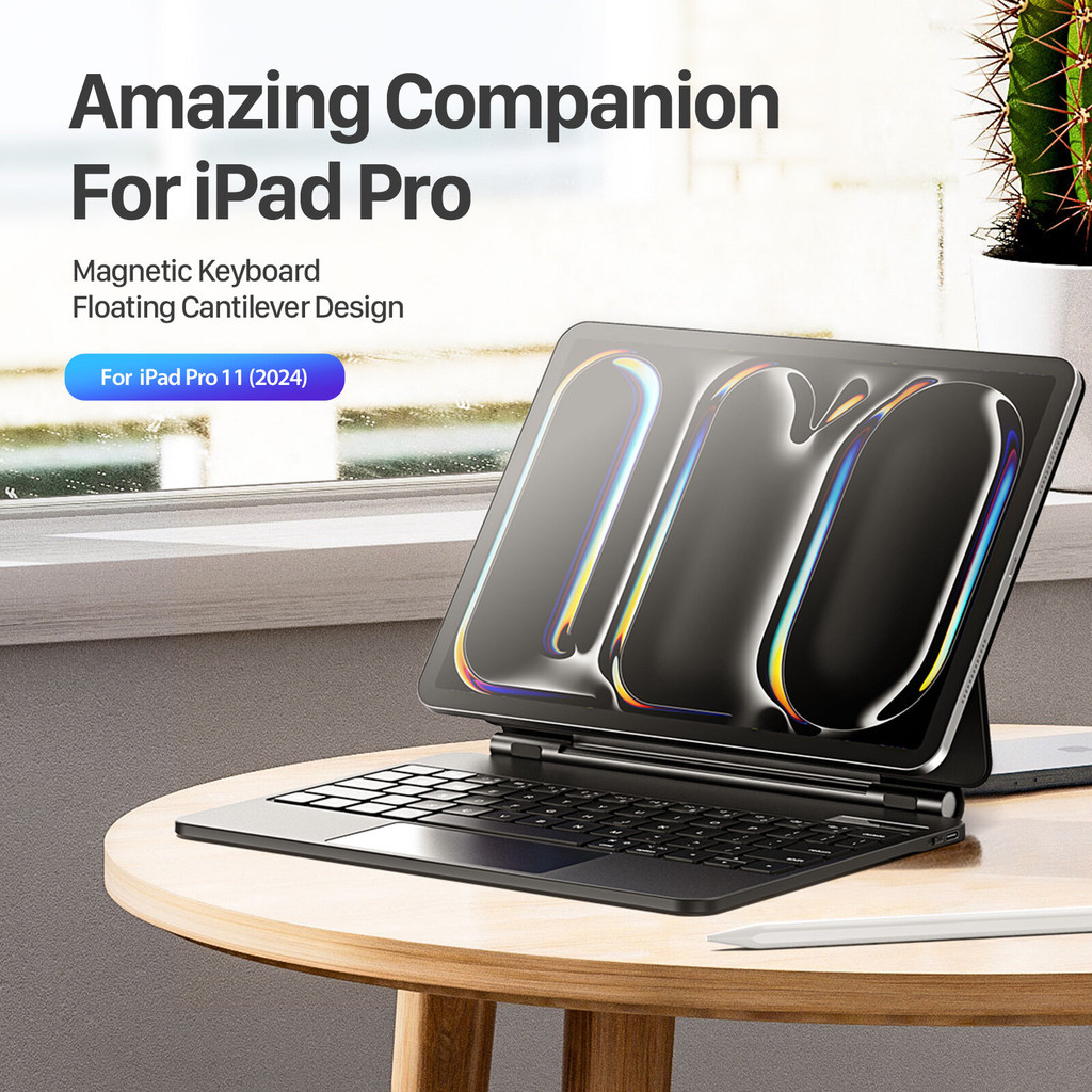 เหมาะสําหรับ iPad Pro 11 Magnetic Suspension Touch Keyboard Integrated Air4/5 คีย์บอร์ดควบคุมบลูทูธ 