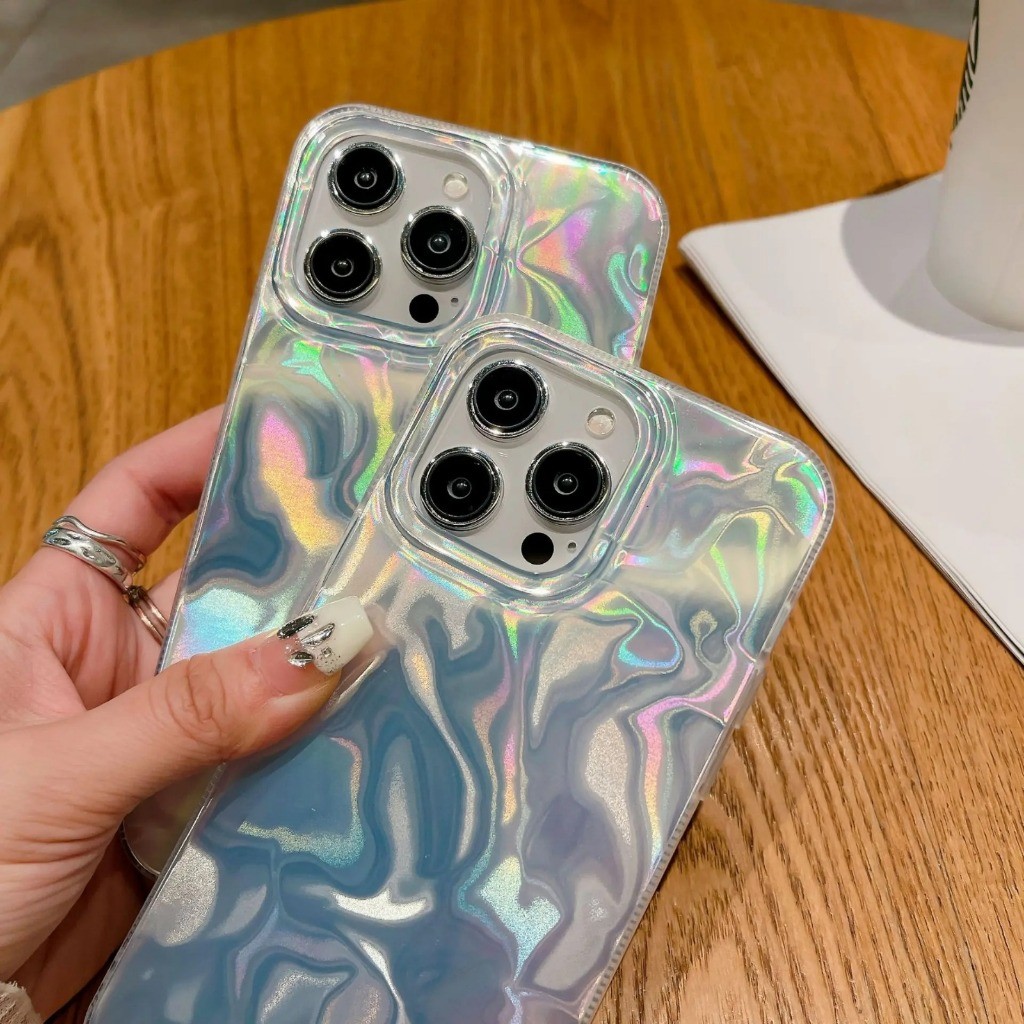 CASE GRADIENT HOLOGRAM REALME 2 PRO 5 5i 5S 7i 9i 11 4G C71 C75 C75X C1 C2 A1K C11 C12 C15 C17 C25 C