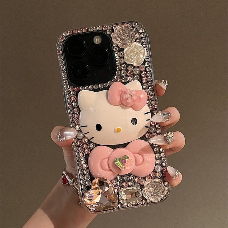 แฟชั่นน่ารัก HelloKittเคสโทรศัพท์สําหรับOppo Reno 15 Pro Max 16F 15F 14F 14 13 12 11 Pro 13Pro 13F R