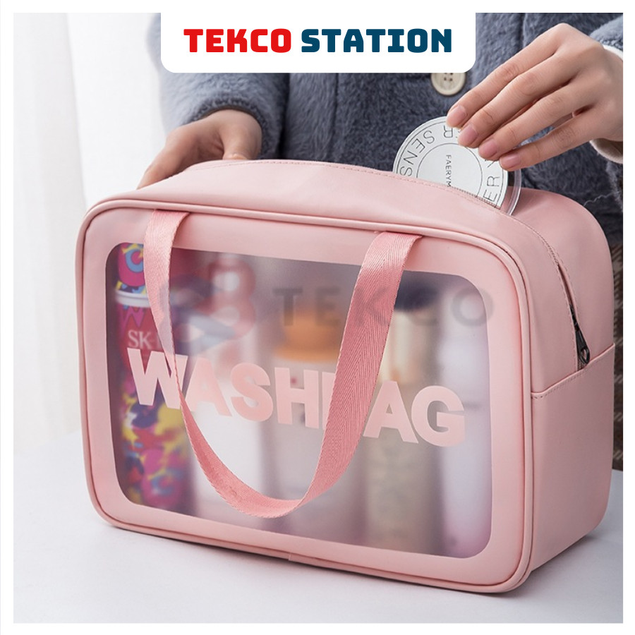 [ขนาดใหญ่] WASHBAG Waterproof Cosmetic and Makeup Bag - WASHBAG Storage Bag