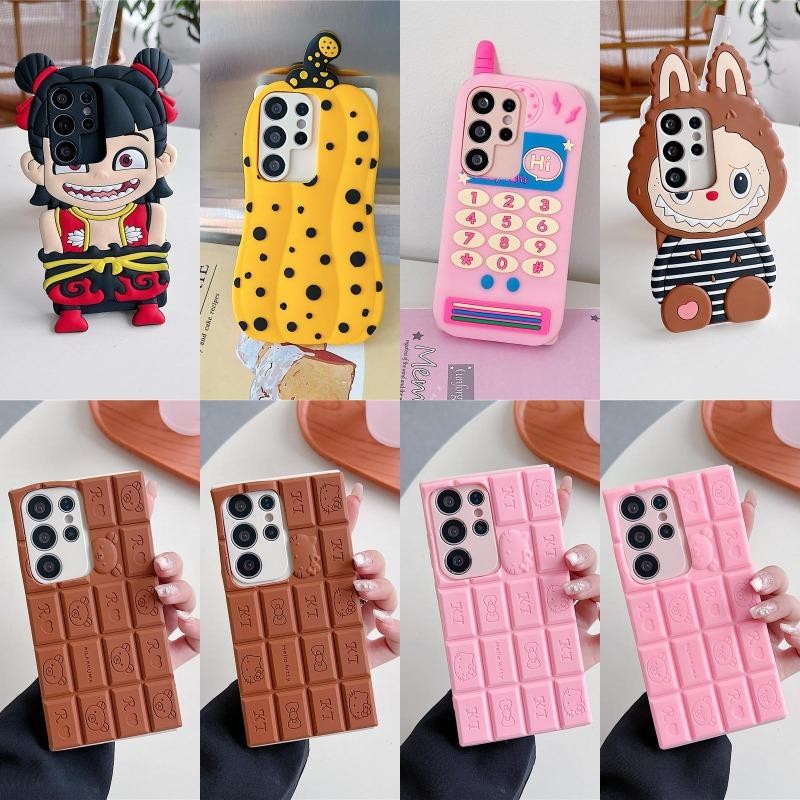 สําหรับ OPPO Realme 14X 14 13 Pro plus 5G X XT A96 A76 A36 A52 A92 3D Multi-graph น่ารักการ์ตูน Bow 