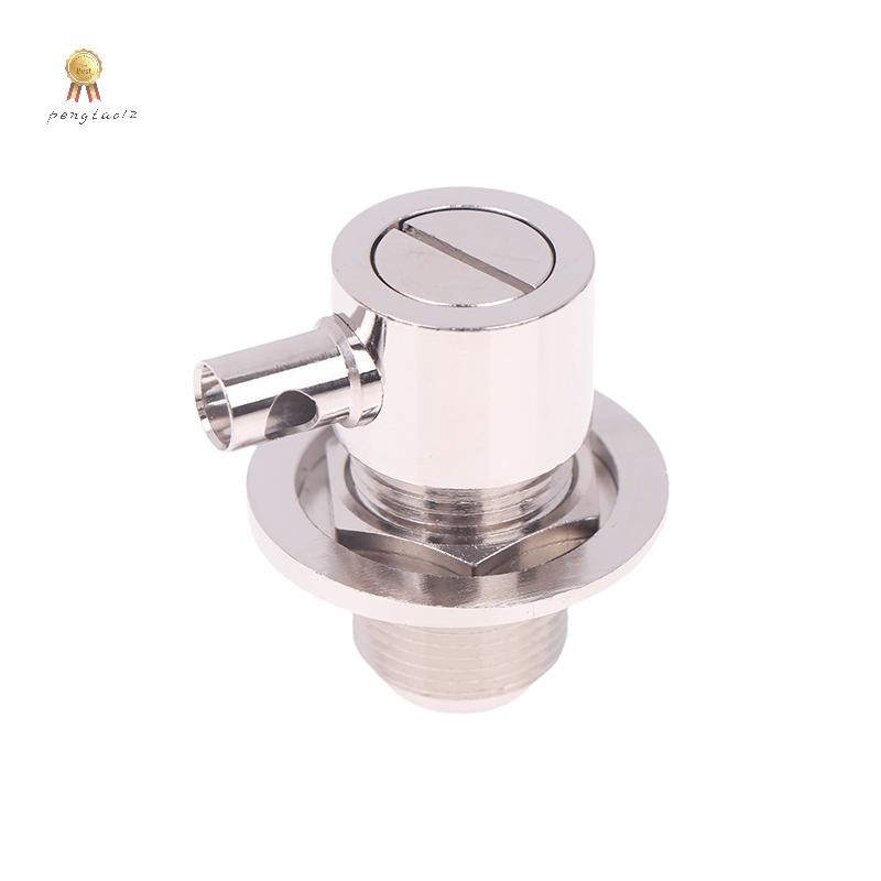 Pengatao12 1pcs Connector UHF SO239 แจ็คหญิง Nut Bulkhead Crimp RG58 RG142 LMR195 มุมขวา RF Coaxial Wire Terminals ใหม่