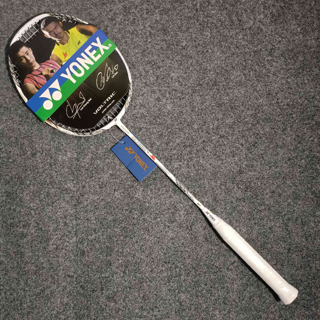 ไม้แบดมินตัน YONEX VT สีขาว VOLTRIC Z-FORCE II Lin Dan มืออาชีพการแข่งขันการฝึกอบรมไม้แบดมินตัน VT-Z