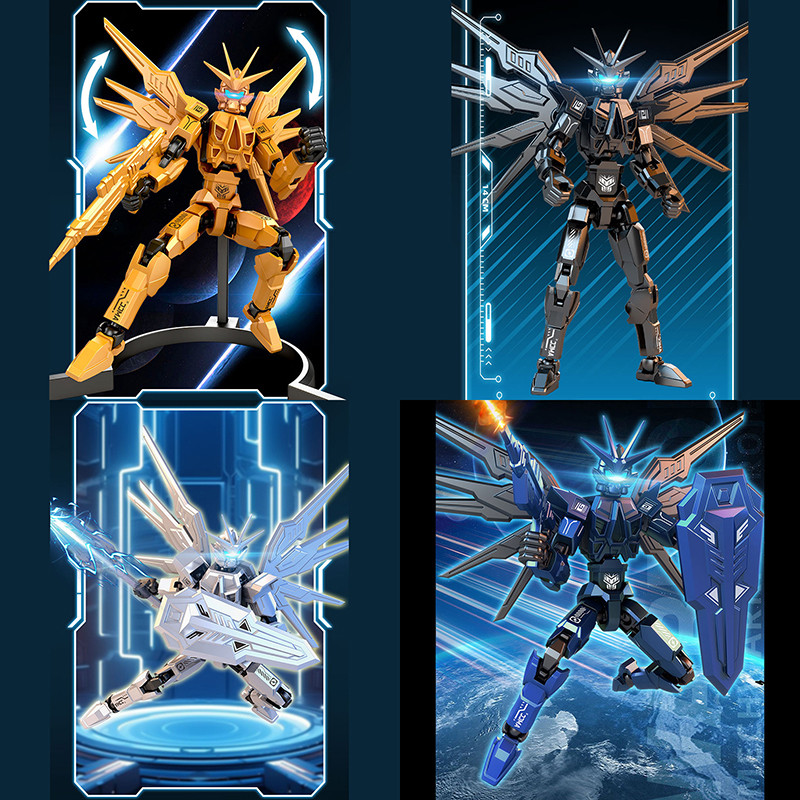 ของเล่น DIY lucky 13 action figure ABS joint movable ประกอบของเล่นหุ่นยนต์