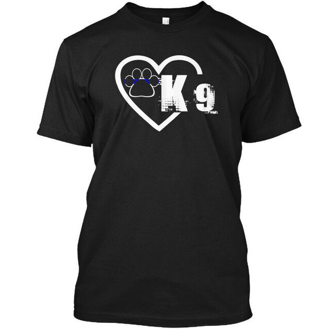 เสื้อยืดผู้ชายสไตล์ Police K9