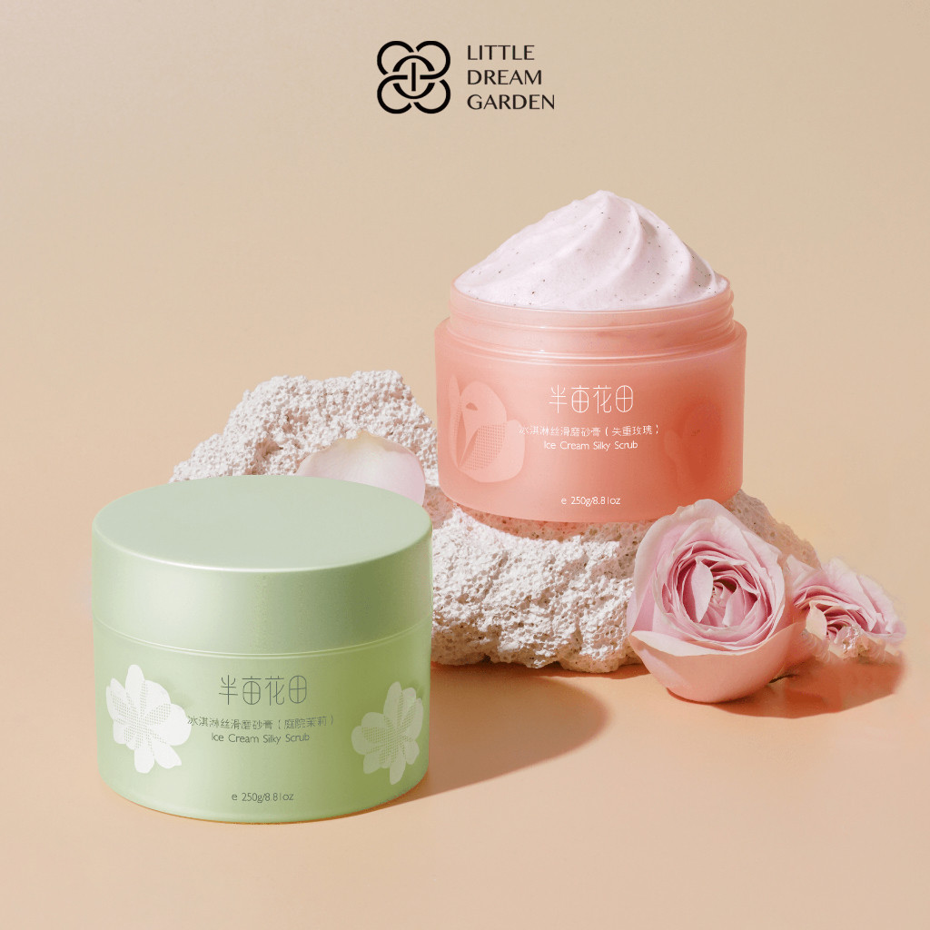 ครีมขัดผิว Little Dream Garden 250g กลิ่นกุหลาบ - ทําความสะอาดผิวและให้ความชุ่มชื้น