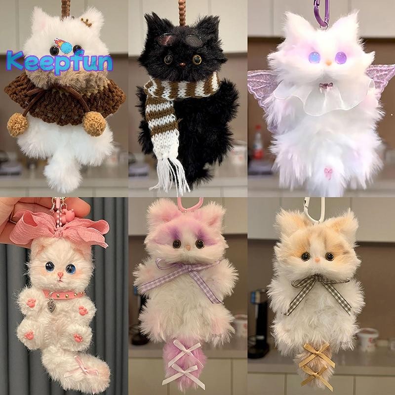 [Keepfun] Kawaii ตุ๊กตาลูกแมวจี้ทําด้วยมือ Diy วัสดุแพคเกจของเล่นเด็กผู้หญิงน่ารักแขวนของขวัญ [ใหม่]