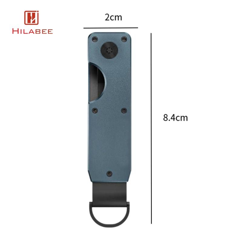 [hilabee] Key Organizer Keyholder Key Storage Buckle with Belt Clip Metal Car Key Chain