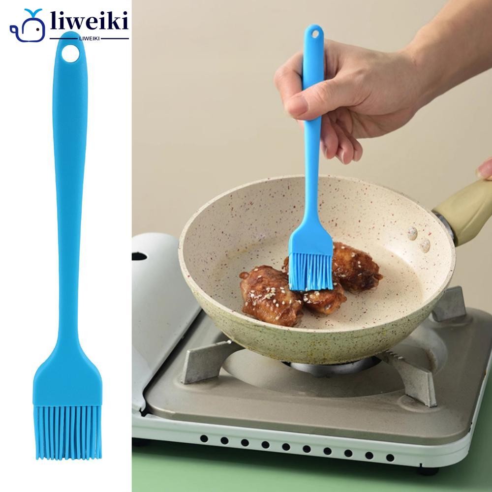 LIWEKI ซิลิโคนแปรงน้ํามัน Basting แปรงซิลิโคน Pastry แปรงสําหรับ BBQ ทําอาหาร Butter Kitchen Heatpro