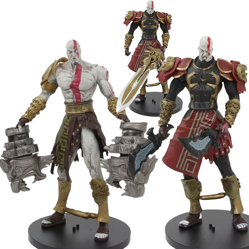 Model God of War Action Figurines Kratos Desktop Model Ornament 19cm God of War Kratos Collections