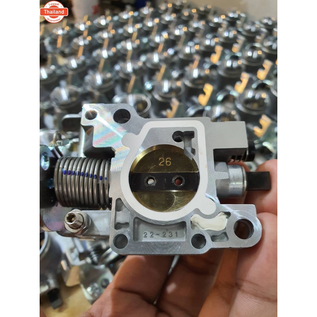 เรือนลิ้นเร่งแท้ W110i /Dream ล่วงใ ปาก 26/27/28/29/30 mm.แถมฟรีสายน้ำมันใส่