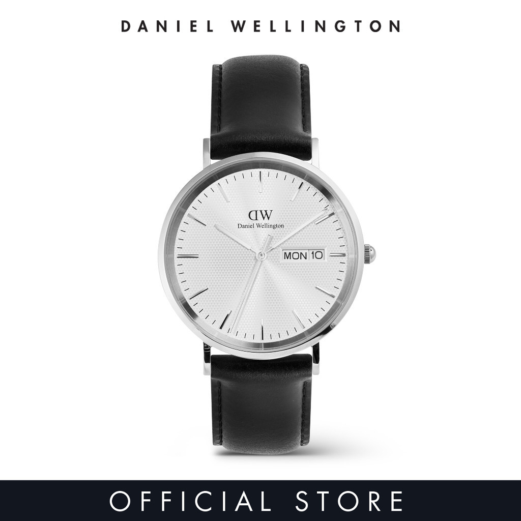 (พรีออเดอร์) Daniel Wellington Classic Day Display 40mm Sheffield Silver นาฬิกาผู้ชาย สีเงิน