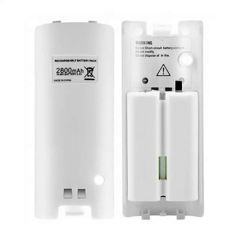 2pcs Rechargeable 2800mAh Batteries For Nintendo wii/wii U for Nintendo Wii Remote Controller