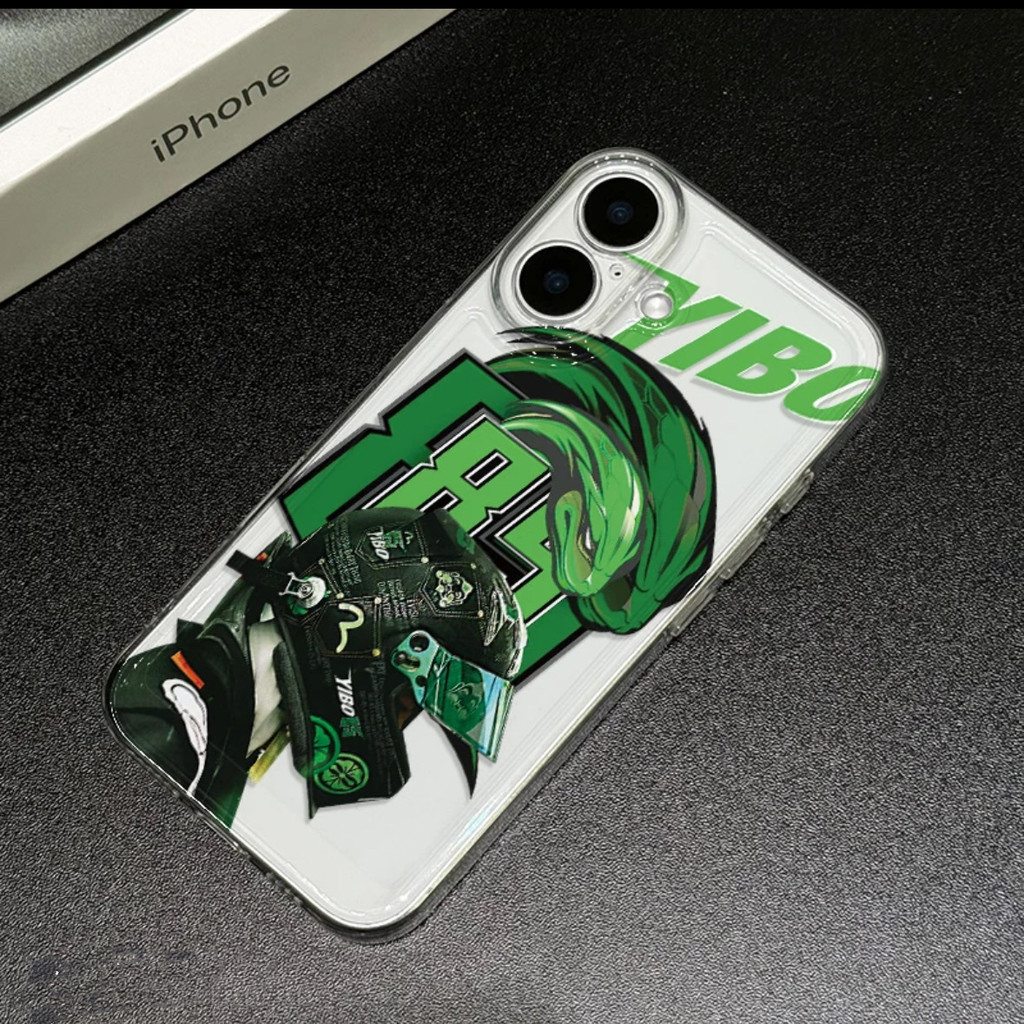เบอร์ 85 ใบไม้ไผ่สีเขียวเหมาะสําหรับ Apple 16/15promax เคสโทรศัพท์ 14/13/12 กันกระแทก XR/XS นุ่ม 7p/8plus เคสโทรศัพท์
