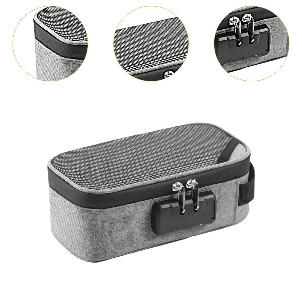[Qklmdt] ภาชนะถุงกลิ่น Odor Premium Portable Storage