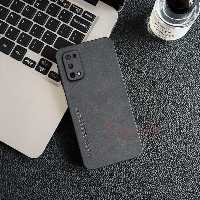 เคส Realme 7 5G เคสโทรศัพท์หนังธุรกิจสีทึบ YBP ราคา ถูกที่สุด ดีลบีเคเค แกลเลอรีภาพที่ 3