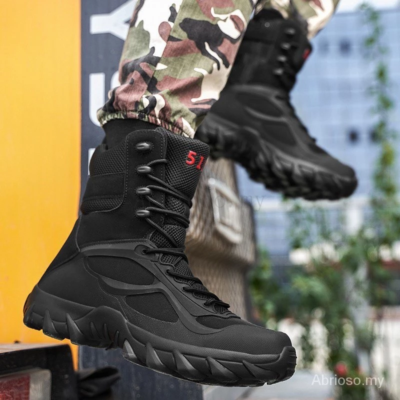รองเท้ายุทธวิธี 511 กันน้ำ รองเท้าเดินป่า รองเท้าทหาร SWAT size 39-48 thumbnail 4