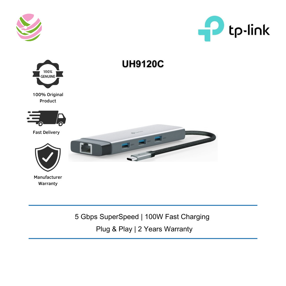 TP-Link USB Hub UH9120C USB Type-C 9 in 1 USB-C Hub