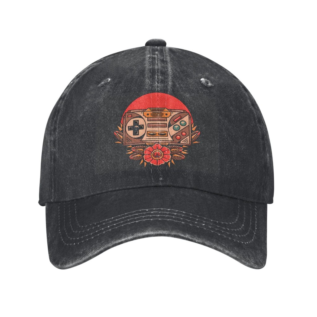 Cool Accessories New Gaming Console Old School Traditional Tattoo Cowboy Hat