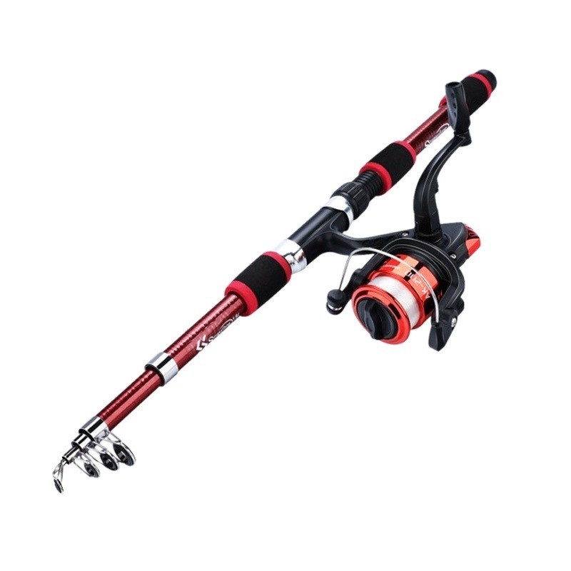 ชุดคันเบ็ดตกปลาพร้อมรอก ขนาด 1.8 เมตร และสายเบ็ด 150 เมตร สำหรับการตกปลาอย่างสมบูรณ์ - รูปที่ 7