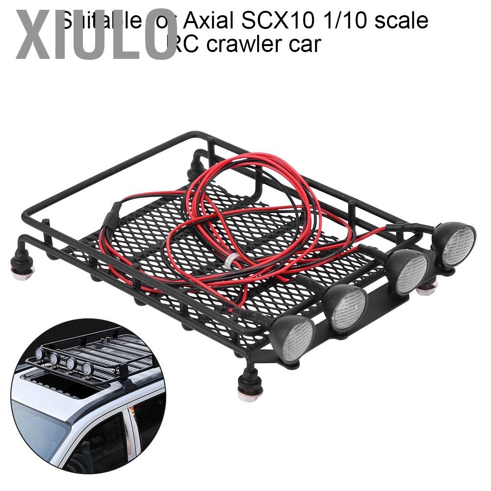 Xiulo คุณภาพสูง RC กระเป๋าหลังคาสำหรับ Axial SCX10 1/10 Crawler