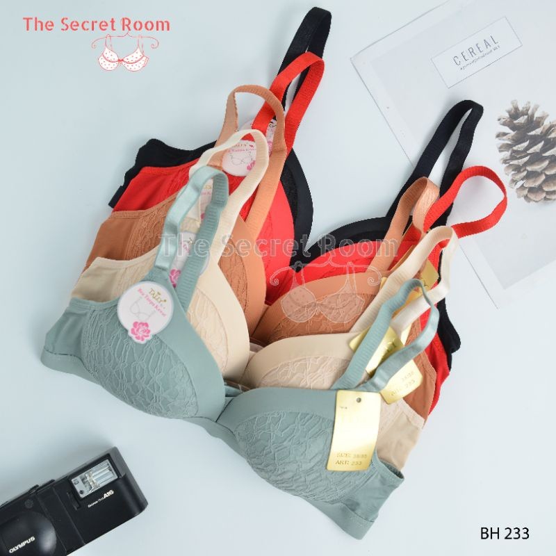 KATUN SALLY BRA BH 233 I FINE COTTON MATERIAL I SIZE 34 – 40 I CUP BI 3/4 CUP I THIN FOAM I WIRELESS