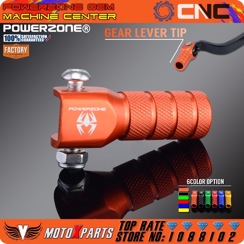 YPOWERZONE B Illetเกียร์ก้านเปลี่ยนเคล็ดลับเปลี่ยนสำหรับKTM SX SXF EXC EXCF XCW XCF SMR CRF YZF WRF 