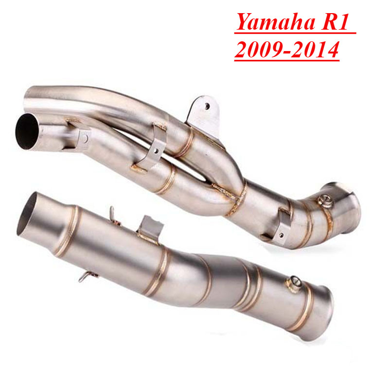 Yzf-r1 กลางท่อ Link มอเตอร์ไอเสียระบบ Modificatin สําหรับ Yamaha R1 2009-2014