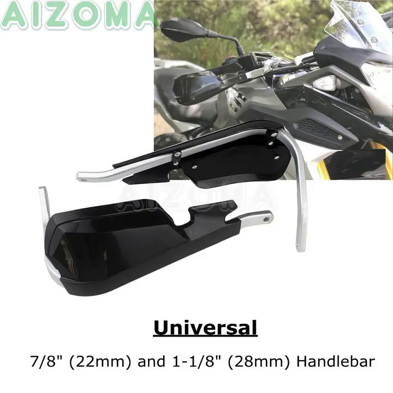 Mo 1 Pair Motorcycle Dirt Bike 22/28mm Universal Handguards Kit 7/8''& 1-1/8" For Kawasaki Suzuki GS