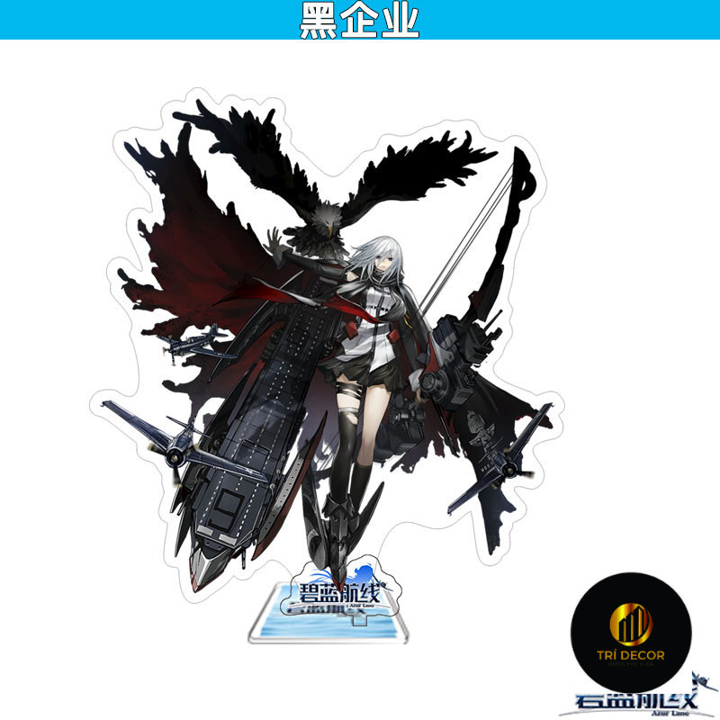 พวงกุญแจ เกมโมเดล Standee Azur Lane ตัวละคร Enterprise Ibuki การศึกษาและการตกแต่งโต๊ะทํางาน