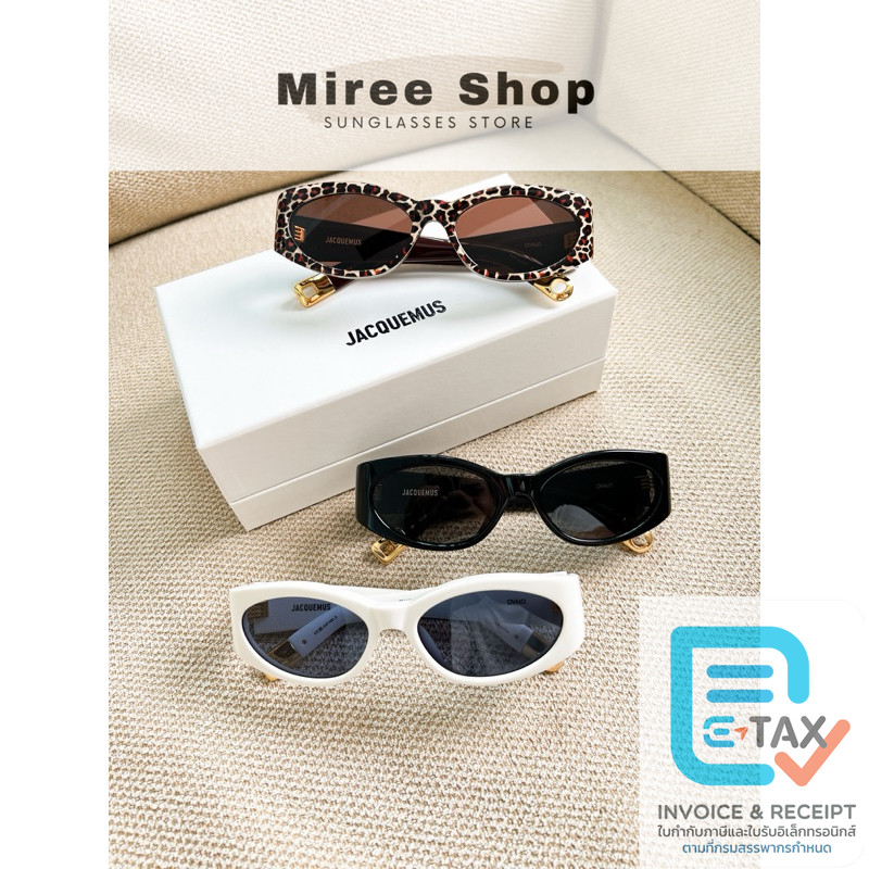 JACQUEMUS OVALO SUNGLASSES ของแท้ พร้อมส่งนะค้า